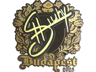Sticker | siuhy (Gold) | Budapest 2025
