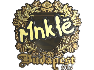 Sticker | r1nkle (Gold) | Budapest 2025