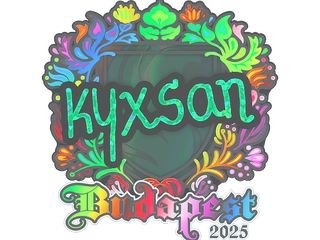 Sticker | kyxsan (Holo) | Budapest 2025