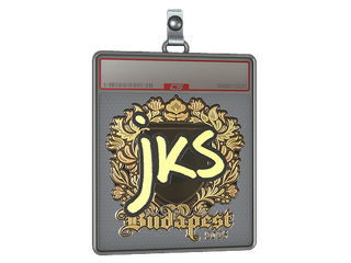 Sticker Slab | jks (Gold) | Budapest 2025