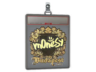 Sticker Slab | m0NESY (Gold) | Budapest 2025