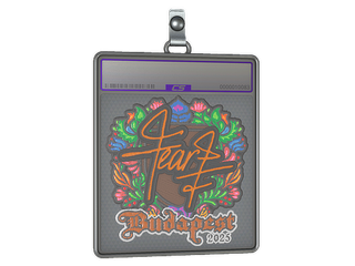 Sticker Slab | fEAR (Embroidered) | Budapest 2025