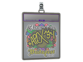 Sticker Slab | apEX (Embroidered, Champion) | Budapest 2025