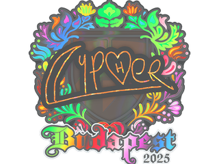 Sticker | Cypher (Holo) | Budapest 2025