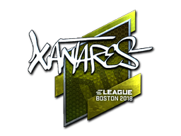 Sticker | XANTARES (Foil) | Boston 2018