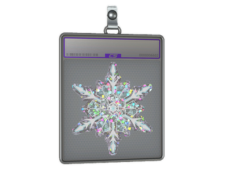 Sticker Slab | Snowfall (Glitter)
