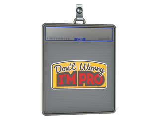 Sticker Slab | Don't Worry, I'm Pro