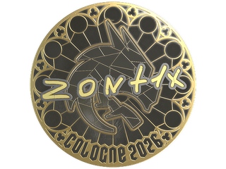 Sticker | zont1x (Gold) | Cologne 2026