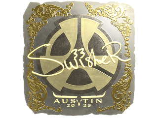 Sticker | Swisher (Gold) | Austin 2025