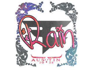 Sticker | rain (Holo) | Austin 2025