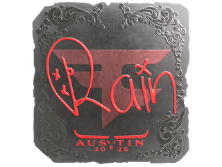Sticker | rain (Foil) | Austin 2025