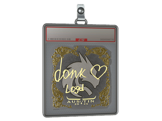 Sticker Slab | donk (Gold) | Austin 2025