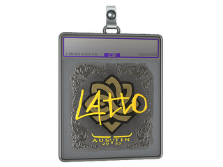 Sticker Slab | latto (Foil) | Austin 2025