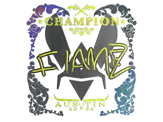 Sticker | FlameZ (Holo, Champion) | Austin 2025
