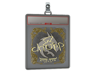 Sticker Slab | chopper (Gold) | Austin 2025