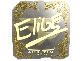 Sticker | EliGE (Gold) | Austin 2025