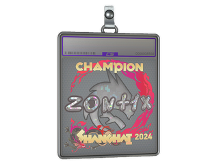 Sticker Slab | zont1x (Glitter, Champion) | Shanghai 2024