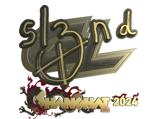 Sticker | sl3nd (Gold) | Shanghai 2024