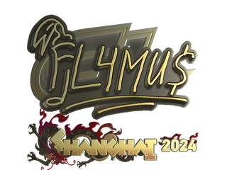 Sticker | FL4MUS (Gold) | Shanghai 2024
