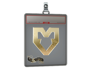 Sticker Slab | MOUZ (Gold) | Paris 2023