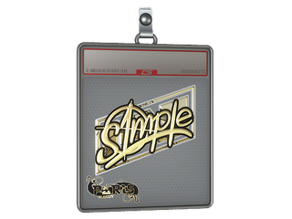 Sticker Slab | s1mple (Gold) | Paris 2023