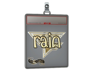 Sticker Slab | rain (Gold) | Paris 2023