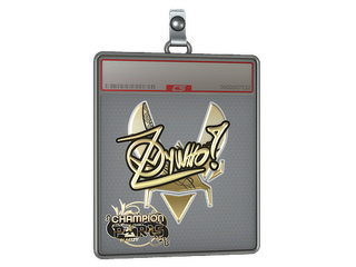 Sticker Slab | ZywOo (Gold, Champion) | Paris 2023