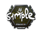 Sticker | s1mple | London 2018 Sticker | s1mple | London 2018