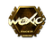Sticker | woxic (Gold) | London 2018