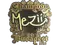 Sticker | mezii (Gold, Champion) | Budapest 2025