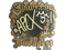 Sticker | apEX (Gold, Champion) | Budapest 2025
