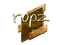 Sticker | ropz (Gold) | Boston 2018