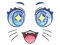 Sticker | Kawaii Eyes (Glitter)