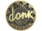 Sticker | donk (Gold) | Cologne 2026