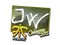 Sticker | JW (Foil) | Cologne 2015