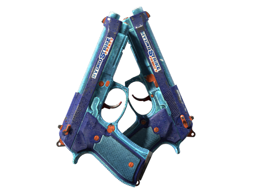 StatTrak™ Dual Berettas | Hydro Strike