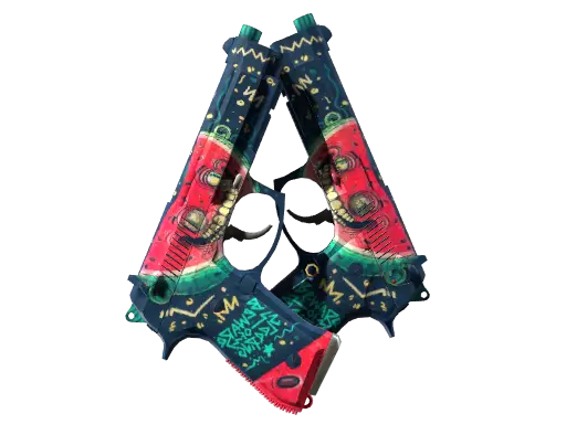 StatTrak™ Dual Berettas | Melondrama
