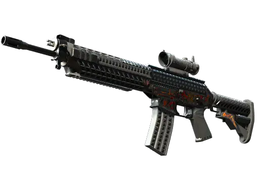 StatTrak™ SG 553 | Heavy Metal