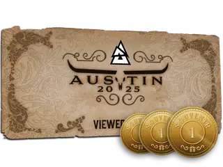 Austin 2025 Viewer Pass + 3 Souvenir Tokens