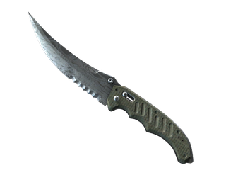 ★ StatTrak™ Flip Knife | Damascus Steel