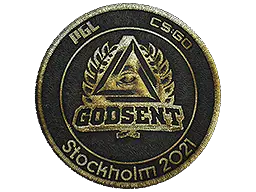 Patch | GODSENT (Gold) | Stockholm 2021