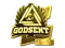 Sticker | GODSENT (Gold) | Atlanta 2017