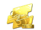 Sticker | cajunb (Gold) | Atlanta 2017
