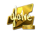 Sticker | gla1ve (Gold) | Atlanta 2017