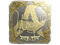 Sticker | woxic (Gold) | Austin 2025