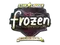 Sticker | frozen (Gold) | Berlin 2019