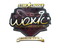 Sticker | woxic (Gold) | Berlin 2019