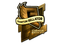 Sticker | Quantum Bellator Fire (Gold) | Boston 2018