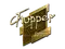 Sticker | chopper (Gold) | Boston 2018