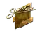 Sticker | Golden (Gold) | Boston 2018